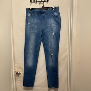 Women”JVNI” distress blue jeans